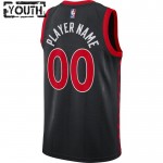 Maillot NBA Toronto Raptors Personnalisable Jordan 2022-23 Statement Edition Noir Swingman - Enfant